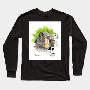 Sin, old village, Spanish Pyrenees Long Sleeve T-Shirt